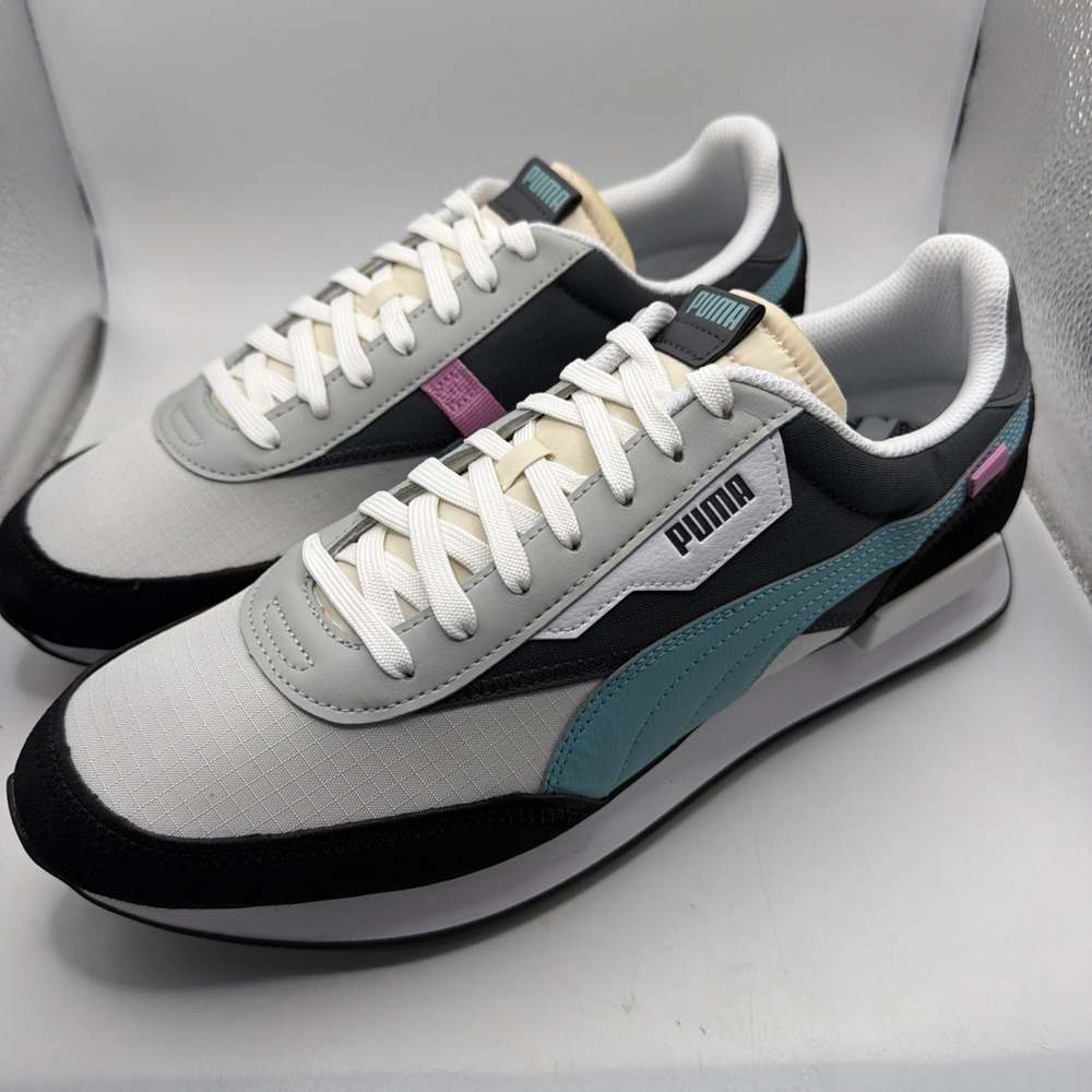 Puma Future Rider Play On 'Porcelain-Ebony-Puma black' 371149-76 Size 13 New